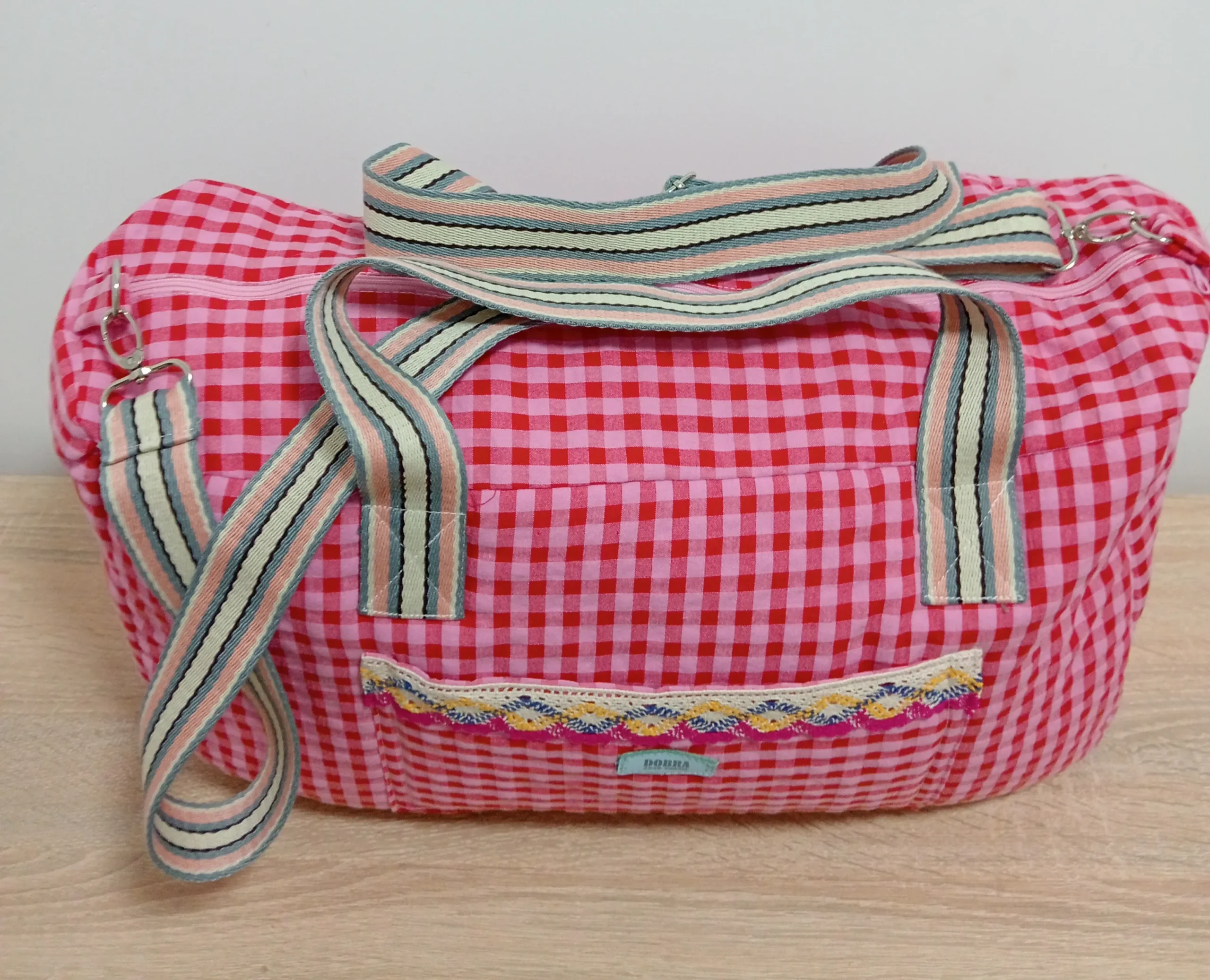 Bolso viaje rosa - Imagen 2